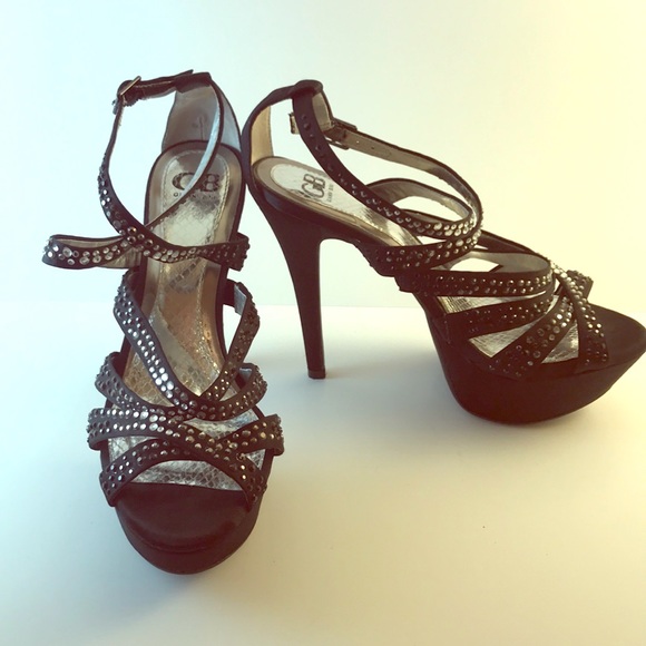 Gianni Bini Shoes - Gianni Bini Black Strappy Dress Sandals Size 7